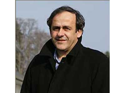 Michel Platini Budapestre érkezett