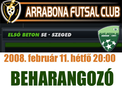 Arrabona FC Győr - Első Beton Szeged beharangozó