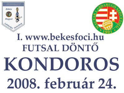 I. www.bekesfoci.hu futsal döntő