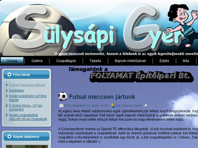 Futsal meccsen jártunk