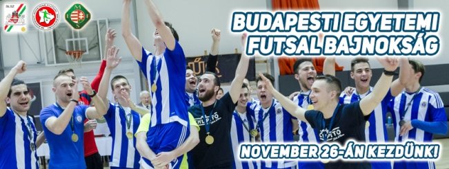Szűk három hét, és indul a Budapesti Egyetemi Futsal Bajnokság!
