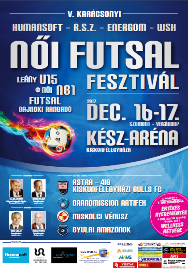 V. Karácsonyi Női Futsal Fesztivál