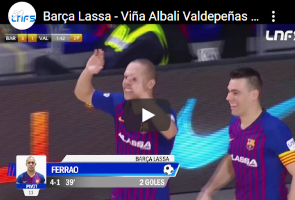 Barça Lassa - Viña Valdepeñas 5-1, GÓLÖSSZEFOGLALÓ