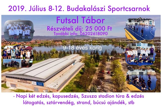 Nyári Futsal tábor Újpesten