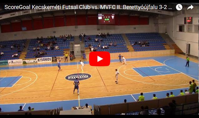 ScoreGoal Kecskeméti FC – MVFC II. Berettyóújfalu 3-2