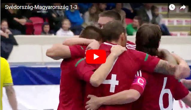 Svédország-Magyarország 1-3