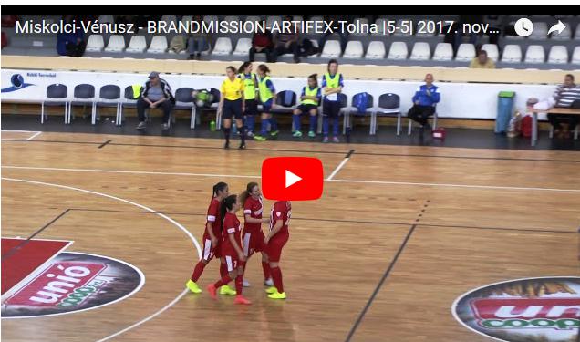 Miskolci-Vénusz – BRANDMISSION ARTIFEX Tolna 5-5