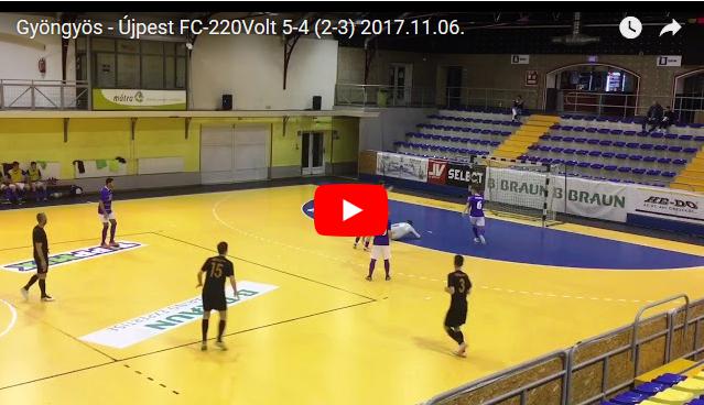 NB II Kelet Gyöngyös – Újpest FC-220Volt 5-4