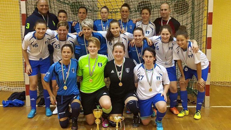 Kettős HTE-siker a jubileumi gyulai futsaltornán