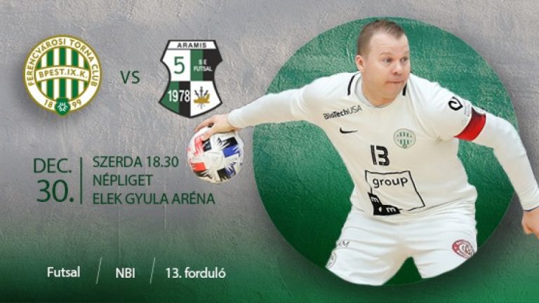 Fradi – Aramis bajnokival zárul az év!