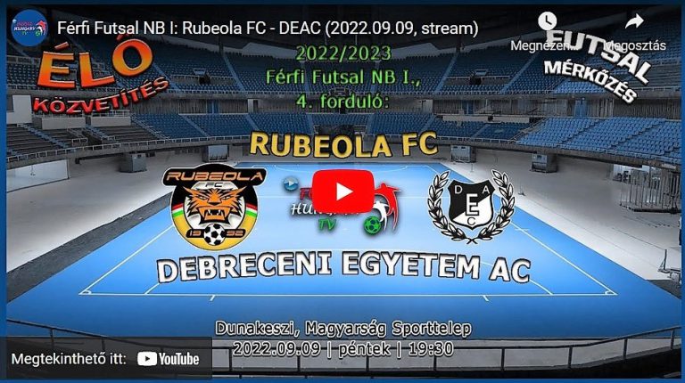 Rubeola FC – DEAC (2022.09.09, stream)