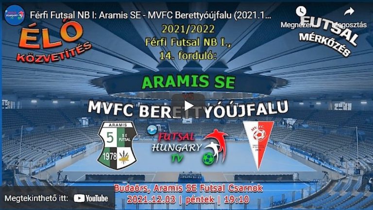 Aramis SE – MVFC Berettyóújfalu (2021.12.03, stream)