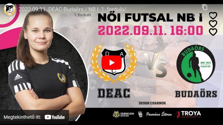 DEAC-Budaörs / NB I. 1. forduló/