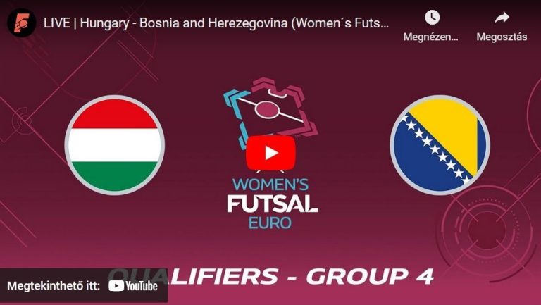 Magyarország – Bosznia-Hercegovina , női EB selejtező 2022.10.20.16:00