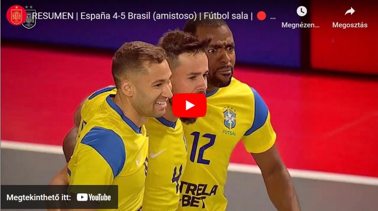 Spanyolország – Brazília 4-5