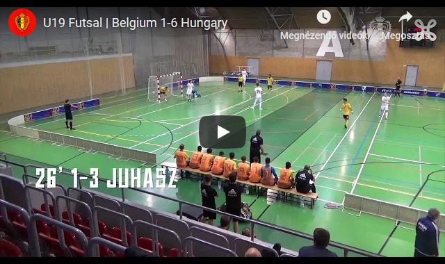 Magyarország – Belgium 6-1 U19