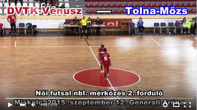 DVTK VÉNUSZ – TOLNA MÖZS 1-2 (0-0)