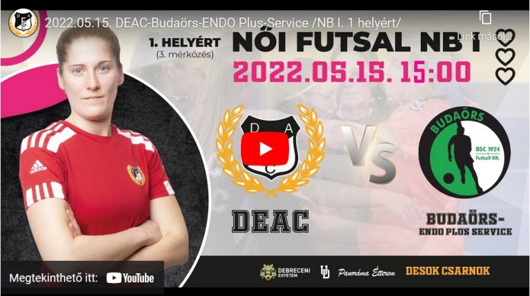 DEAC-Budaörs-ENDO Plus-Service /NB I. 1 helyért/