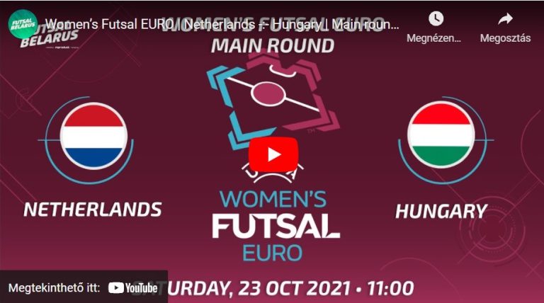 Magyarország-Hollandia EB selejtező  2021-10-23-10:00