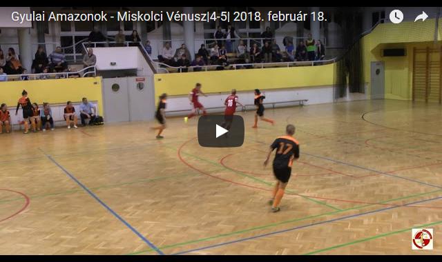 Gyulai Amazonok – Miskolci Vénusz 4-5