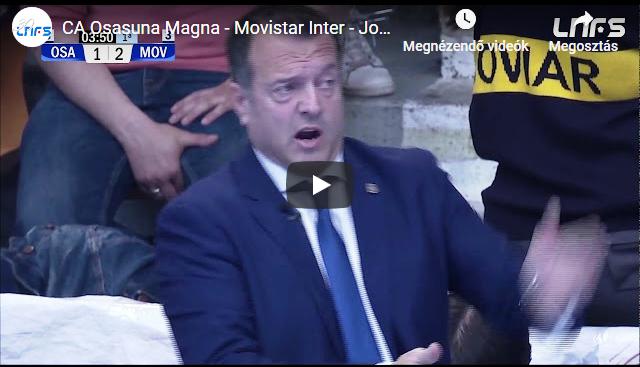 Osasuna Magna – Movistar Inter GÓLÖSSZEFOGLALÓ