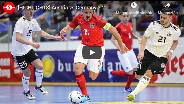 Ausztria – Németország 2-2 GÓLÖSSZEFOGLALÓ