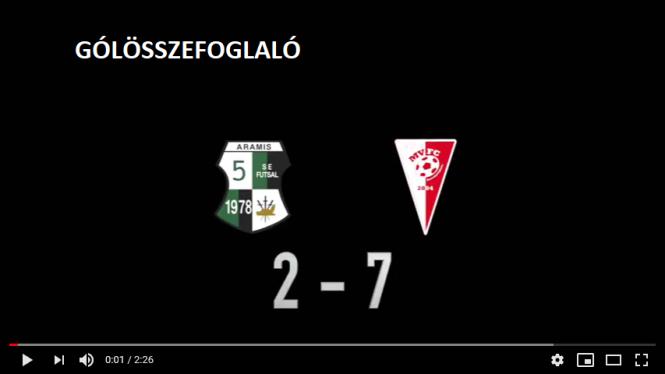 GÓLÖSSZEFOGLALÓ ARAMIS SE – MVFC