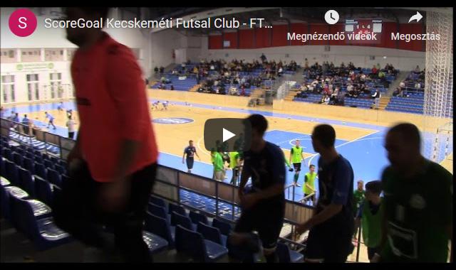 ScoreGoal Kecskeméti Futsal Club – FTC Futsal Fisher Klíma 1-5