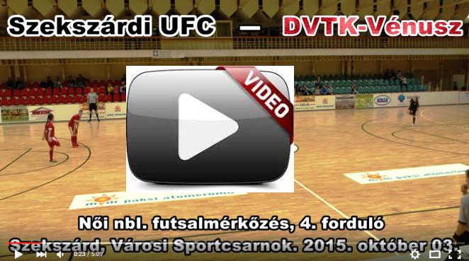 Szekszárd UFC – DVTK-Vénusz NB.I-es futsal mérkőzés összefoglalója