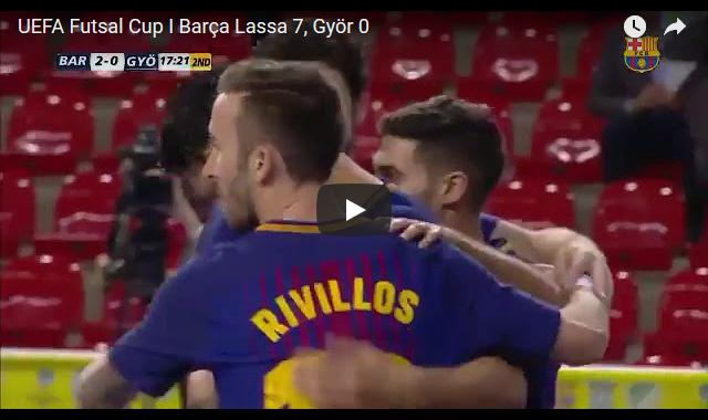 FC Barcelona – Rába ETO 7-0