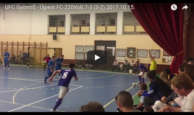 UFC Gyömrő – Újpest FC-220 Volt 7-3