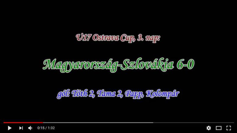 Magyarország – Szlovákia 6-0