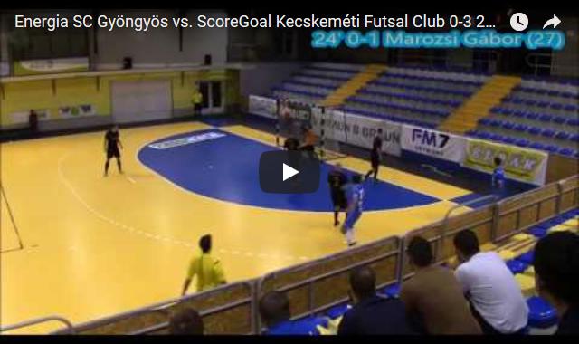 Energia SC Gyöngyös – ScoreGoal Kecskeméti FC 0-3