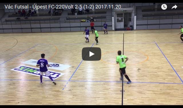 Vác Futsal – Újpest FC-220Volt 2-5