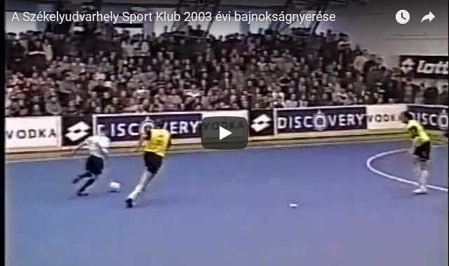 A kezdet!!! Ezzel a bajnoksággal kezdődött a futsal Romániaban, és ezt a bajnokságot Székelyudvarhel