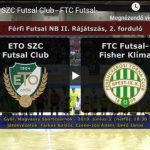 ETO SZC FC – FTC Futsal 2-0 (2019.06.03, összefoglaló)