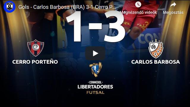 A Carlos Barbosa nyerte a Libertadores Kupát
