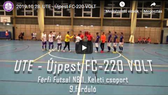 UTE – Újpest FC-220 VOLT 3-9, GÓLÖSSZEFOGLALÓ