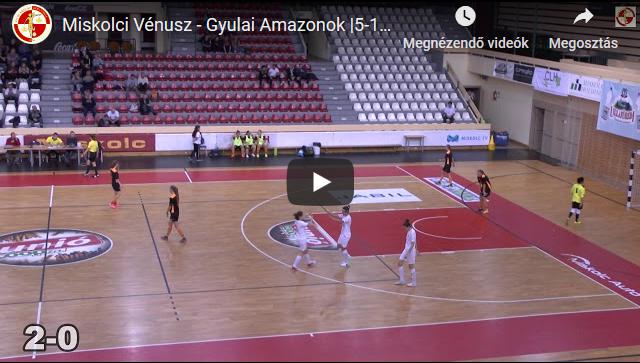 Miskolci Vénusz – Gyulai Amazonok 5-1, Magyar Kupa