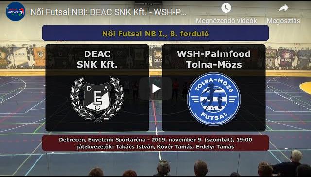 DEAC SNK Kft. – WSH-Palmfood Tolna-Mözs 3-3