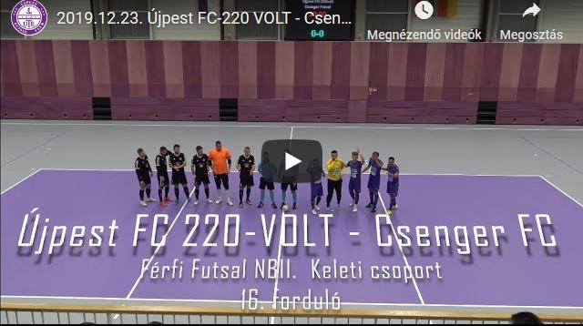 Újpest FC-220 VOLT – Csenger FC, GÓLÖSSZEFOGLALÓ