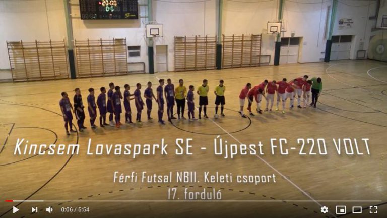 Kincsem Lovaspark SE – Újpest FC-220 VOLT, GÓLÖSSZEFOGLALÓ