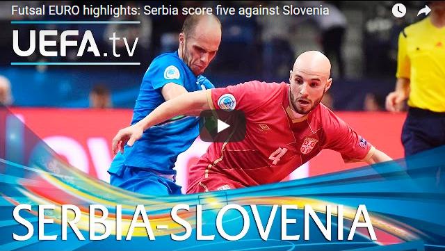 Szlovénia – Szerbia 2-2, Futsal EB