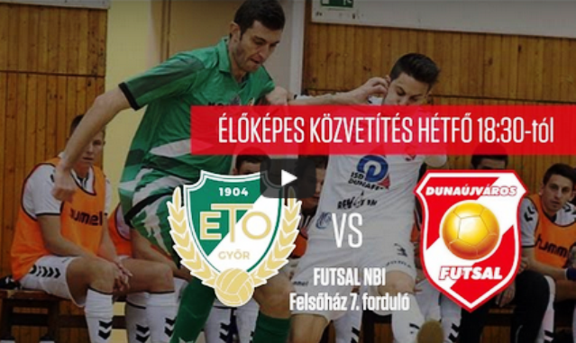 Ma este 18:30 ÉLŐ Rába ETO – Dunaferr FC