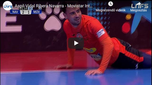 Aspil-Vidal Navarra – Movistar Inter 7-2, GÓLÖSSZEFOGLALÓ