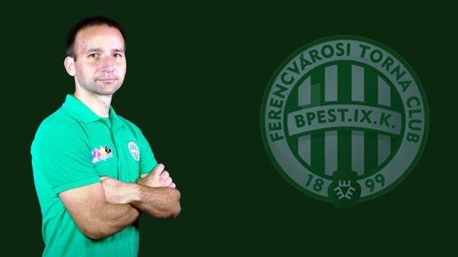 Csernai Gábor a Ferencváros kispadján