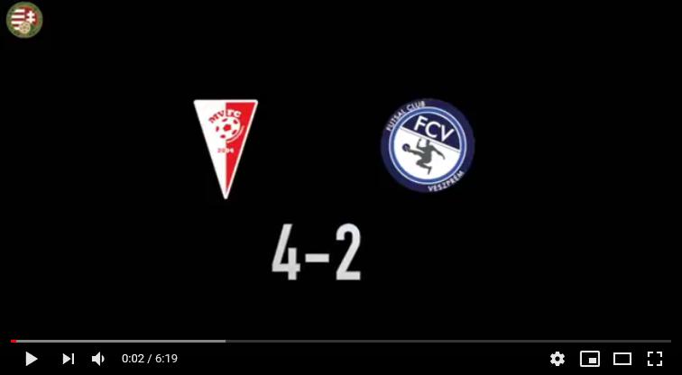 MVFC – Veszprém GÓLÖSSZEFOGLALÓ