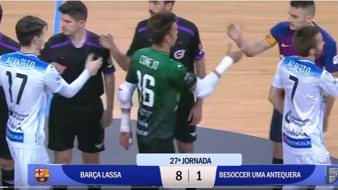 Barça Lassa – Besoccer UMA Antequera, GÓLÖSSZEFOGLALÓ