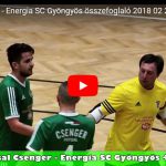 Futsal Csenger – Energia SC Gyöngyös összefoglaló