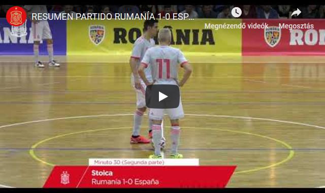 Románia – Spanyolország